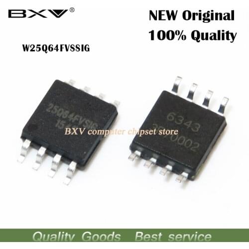 10pcs W25Q64FVSSIG W25Q64FVSIG 25Q64FVSIG 25Q64 SOP new original laptop chip free shipping