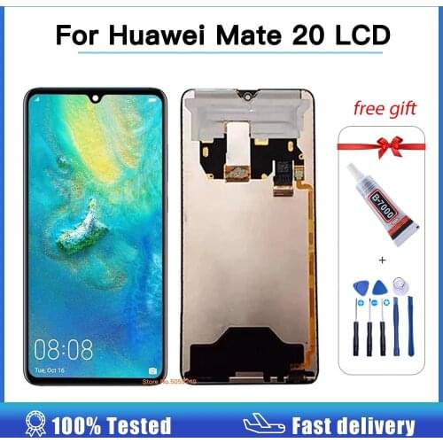 Original For Huawei Mate 20 HMA-AL00 HMA-L09 HMA-L29 HMA-TL00 LCD Display Touch Screen Digitizer Assembly 6.53'' for Mate 20