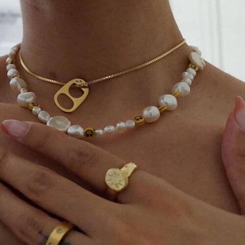 Soda tap choker necklace for women gold funny creative necklace punk cool unusual unique jewelry 2021