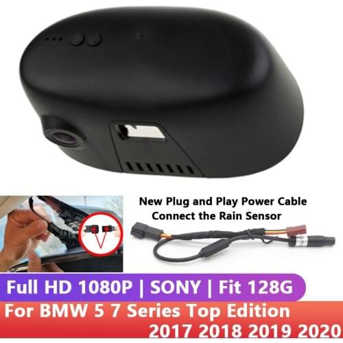Plug And Play High Quality Car DVR Wifi Video Recorder Dash Cam Camera For BMW 5 7 Series Top Edition 2017 To 2020 Full HD 1080P