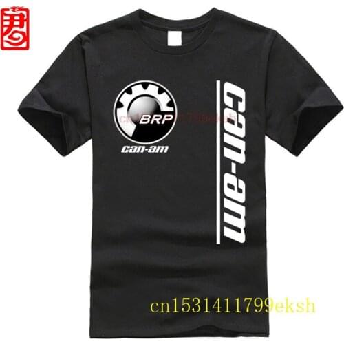 POPULAR T Shirt CAN AM Logo BRP ATV Renegade UTV Outlander SIZES USA S - 3XL Clothes Popular T-Shirt Crewneck 100% Cotton Tees