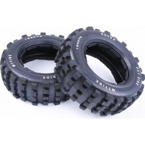 1/5 BAJA 5T/5SC Dirtland tyres x 2pcs - FRONT FOR HPI KM RV BAJA 5T 5SC 95156