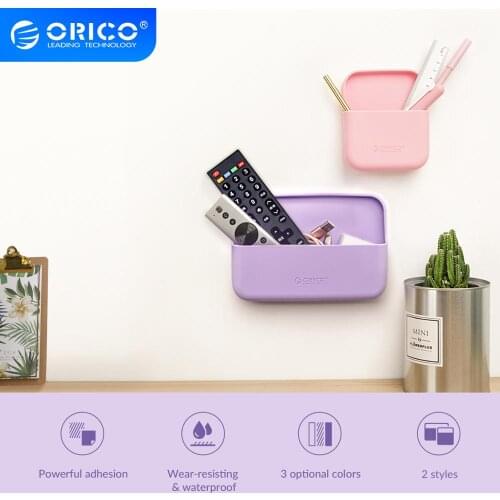 ORICO Silicone Wall-mounted Storage Box for Accessory Waterproof Multiple Usages Earphone Remote Control Storage Case