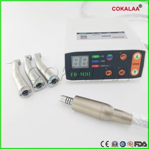 COKALAA Top quality Dentist excellect kit Electric Micro motor dental LED Brushless Mini micromotor 1:1 1:5 20:1 contra angle