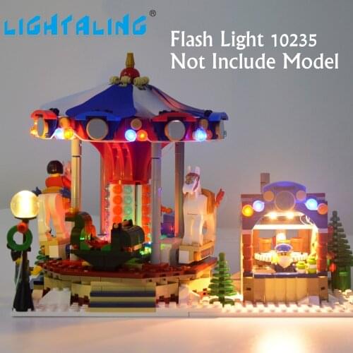 Lightaling Led Light Set For 10235 Christmas Winter Village Market Compatible With 36010 , NO Model