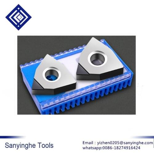High quality Free shipping 2pcs/lots PCD/CBN Diamond Inserts cnc carbide turning inserts cnc blade lathe tools WNMG0804