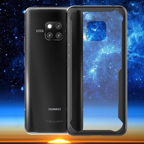 Ultra Thin Transparent Clear Case For Huawei Mate 20 Pro Soft TPU & PC Back Shockproof Protective Cover For Huawei Mate 20 Pro