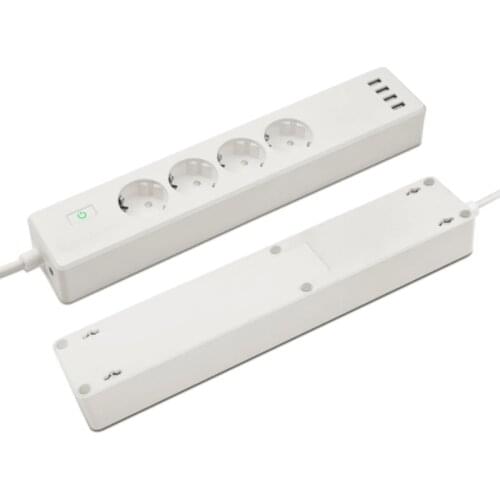 WiFi Smart socket Power Strip Intelligent EU Plug Wireless Timer Control by Smartphone for Android/iOS/Google Home/Amazon Alexa