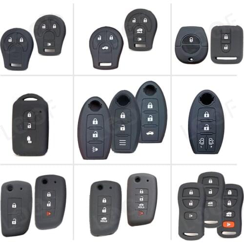 Car Key Fob Protect Cover Skin for Nissan X trail Sylphy Cube Juke Rogue Micra Qashqai Altima Maxima Sentra Versa Accessories