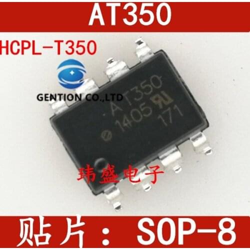 10PCS HCPL-T350V AT350V SOP8 AT350 light coupling photoelectric coupling device in stock 100% new and original