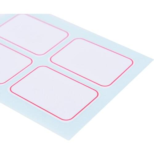 12Pcs Huge Self Adhesive Sticky Label Writable Name Stickers Blank Note Labels Price Stickers