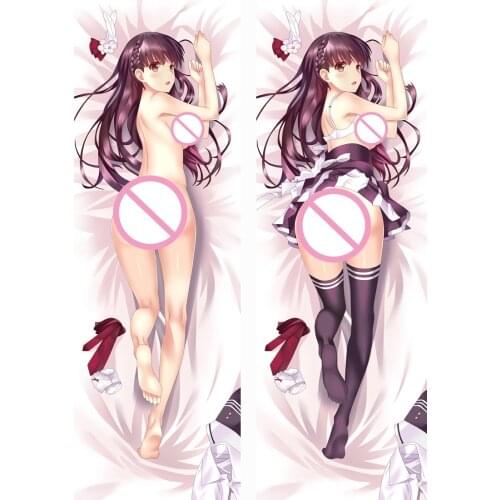 2020-February update Japanese Anime Dakimakura Decorative Pillow Case Saenai Hiroin no Sodatekata Hugging Body Pillow Cover case