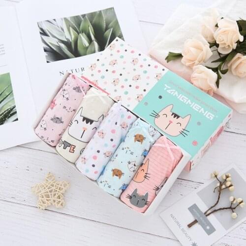 5 Pcs/lot Kids Baby Girls Cartoon Briefs Cotton Children Underwear Fashion Comfortable Panties Girls Underpants