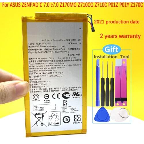 New Original C11p1429 Battery For ASUS ZENPAD C 7.0 c7.0 Z170MG Z710CG Z710C P01Z P01Y Z170C P01Z P01Y Z170CG Phone