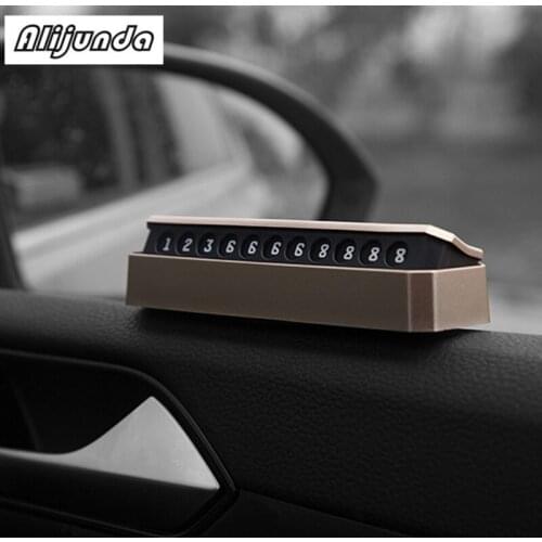 Car Temporary Card Parking Lot Mobile Number Card for SEAT Ibiza Leon Toledo Arosa Alhambra Exeo FR Supercopa Mii Altea Cordoba