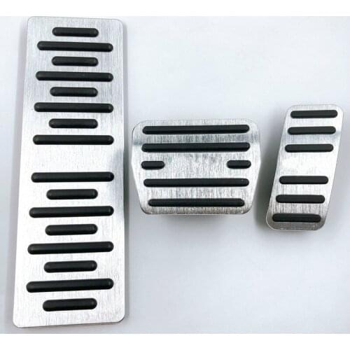Car Accessory For Audi Q3 2019-2020 Automatic Accelerator Brake Foot Rest Pedal Pad Plate,Styling Cover Stickers