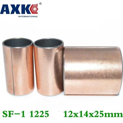 Axk 50pcs Sf-1 1225 12x14x25 Mm Self Lubricating Composite Bearing Bushing Sleeve Free Shipping Sf1