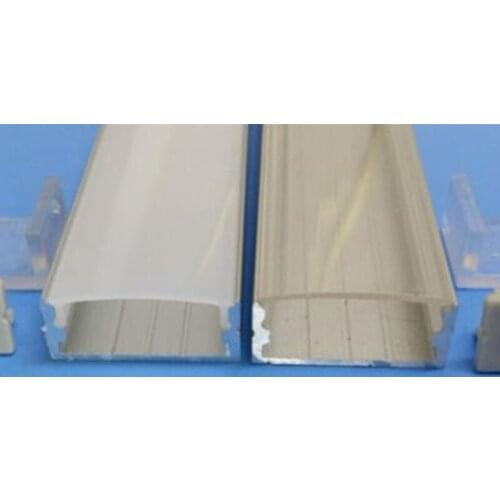 Free Shipping hot sell High Quality U Shape LED Aluminum Profile For 8-20MM Width LED Strip Lighting 2m/pcs 200m/lot