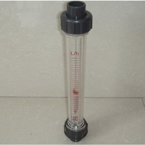 LZB-15S Plastic Flowmeter Water Rotameter (Short Tube BSP thread Connection) Flow range 25-250L/h,LZB15S Tools Flow Meters