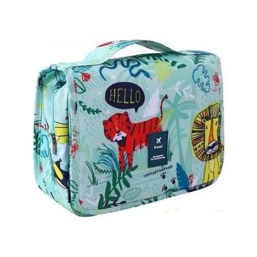 Korean Wash Bag Large Capacity Bathroom Hook Bag Portable Travel Waterproof Storage Bag Cosmetic Bag