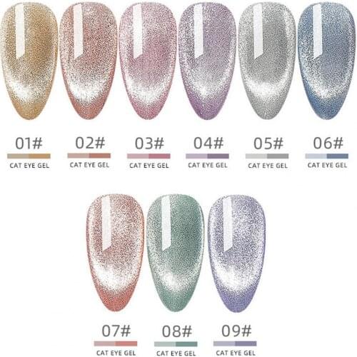 Nail Polish Cat Eye Effect Long Lasting Waterproof Spar Nail Polish Gel for Daily Life