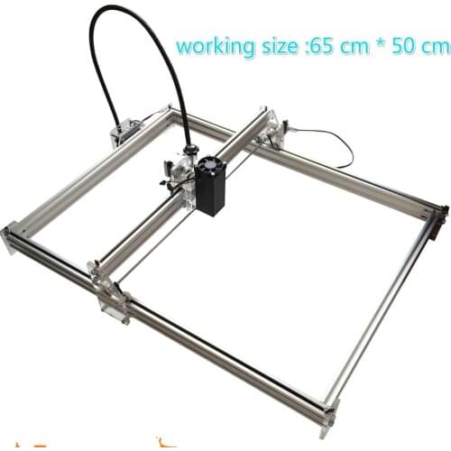 15W Working Area 65*50CM DIY Laser Engraving Machine For Toy Laser Cutting Machine 15000MW Laser Engraver Mark on Metal