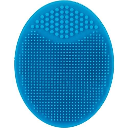 1Pc Facial Cleansing Exfoliating Soft Silicone Brush Scrub Cleanser For Blackhead Pore Face Facial Wash Clean Skin Scrubber