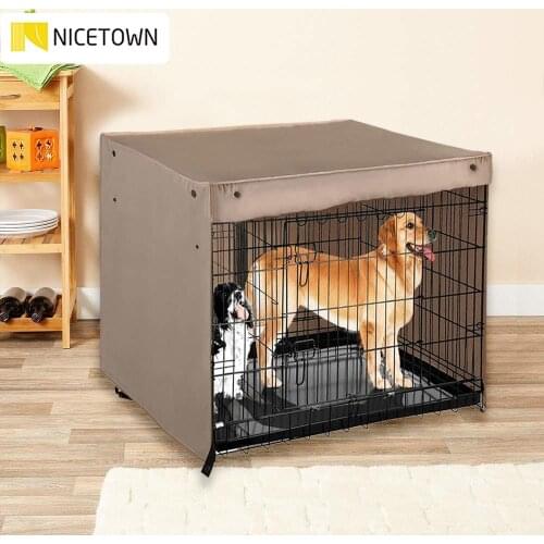 NICETOWN Dog Cage Shell Set detachable Durable Safety Block Light Breathable Square Universal Room Cover Better Sleep Prevention