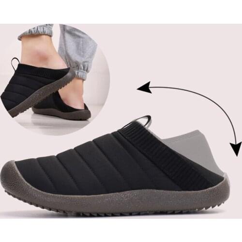 Plush Warm Shoes Winter Indoor Walking Shoes Men Women Unisex Size Size 36-48 Lightly Waterproof Outdoor Snow Cotton Slippers