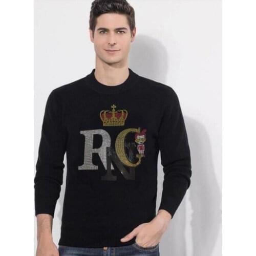Cartoon casual hip hop men sweater streetwear dropshipping pullover tops sweater