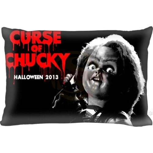Custom Curse of Chucky Rectangle Pillowcase zipper Classic Pillow Case Customized Pillow Case Covers 50*75cm (Two Sides)