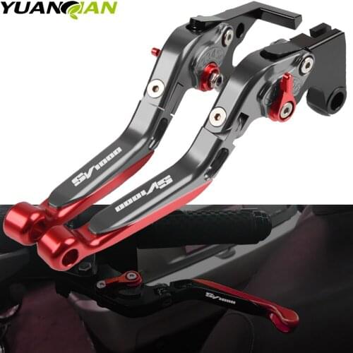 CNC Adjustable Foldable Extendable Motorbike Brakes Clutch Levers FOR SUZUKI SV1000 SV1000S SV 1000 2003 2004 2005 2006 2007