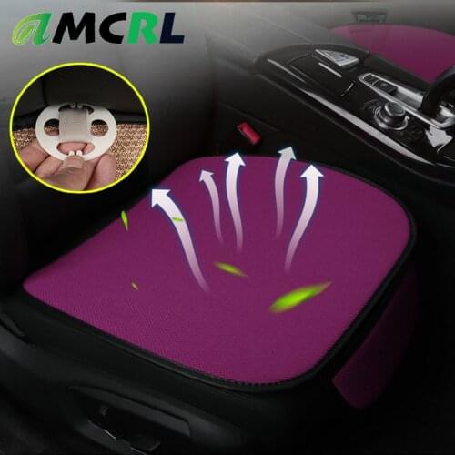 Car Seat Cushion Breathable Ice Silk Car Drivers Seat Covers Universal Car Interior Seat Protector Mat Front Pad For Summer