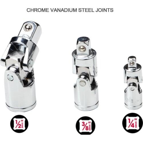 1/2 1/4 3/8 Chrome Vanadium Steel Sleeve Adapter Converter Drive Socket Wrench Adapter Wrench-sleeve Joint Converter Hand Tools