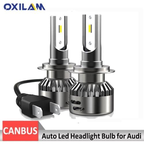 2Pcs Car Led Headlight Bulb for Auto H1 H7 Canbus 9005 HB3 9006 HB4 H4 LED Headlamp 6000K For Audi A3 A4 B5 B6 B8 A5 A6 C5 C6 S4