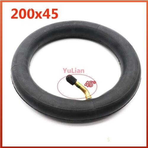 200x45 Inflated inner tube For E-twow S2 Scooter Pneumatic Wheel 8" Scooter Wheelchair Air wheel inner tire 8x1 1/4 tube