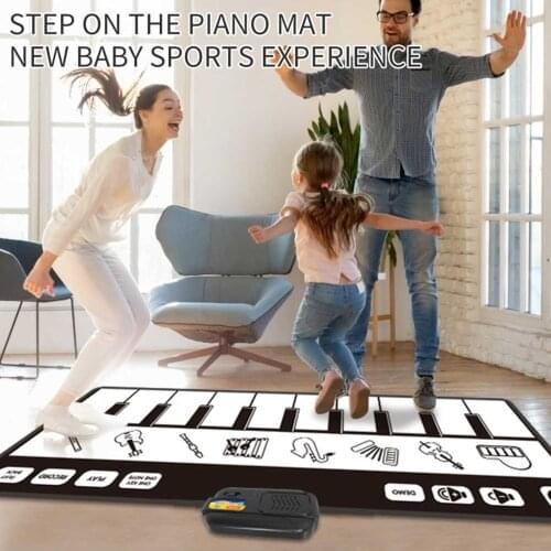 3 Styles Baby Play Mat for Kids Piano Music Mat Baby Carpet Floor Piano Mat Musical Play Blanket Early Educational Toys for Kids