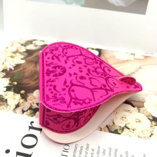 50pcs Rose Red Heart Flower Wedding Paper Gift Jewelry Candy Box Event Party Baquate Favor box