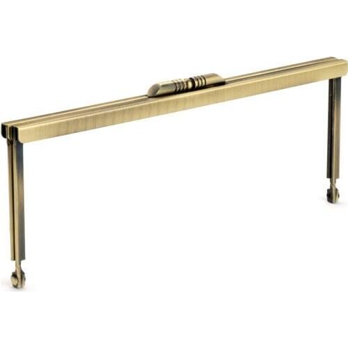 8" x 3" Antique Brass Purse Frame Bronze Purse Handles