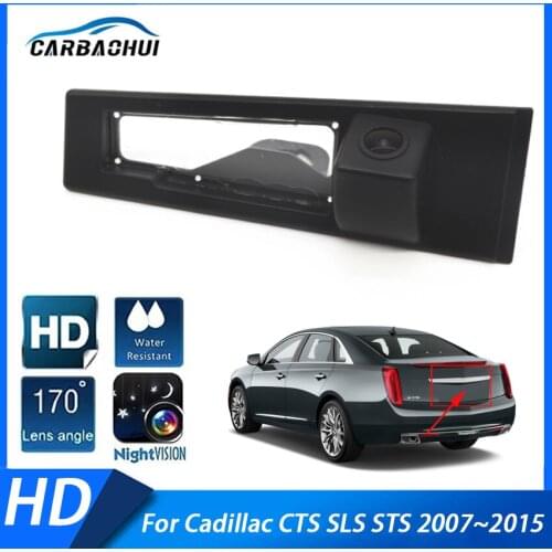 Car parking rear view reverse camera night vision CCD HD For Cadillac CTS SLS STS 2007 2008 2009 2010 2011 2012 2013 2014 2015