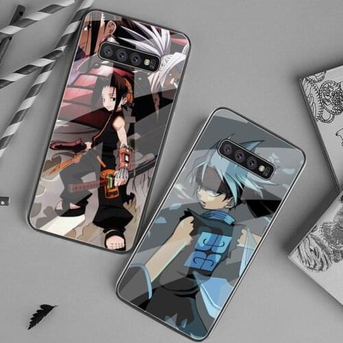 Anime Shaman King Phone Case Tempered Glass For Samsung S20 Plus S7 S8 S9 S10 Plus Note 8 9 10 Plus