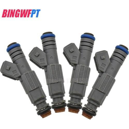 4PCS New Fuel Injectors For 1998-04 Contour Escape Escort Focus Mercury Cougar 0280155887