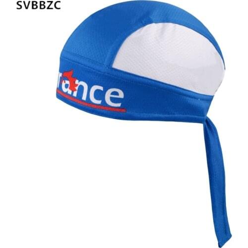 France Team Pirate Cycling Cap Bandana Anti-sweat UV Headwear Men womens hats Bicycle Cycling Cap Scarf