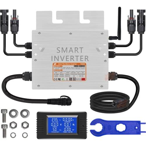 Mars Rock 700W 18V-50V DC to AC 80V-160V or 180V-280V Waterproof Wif MPPT Microinverter On Grid Tie Power Solar Inverter