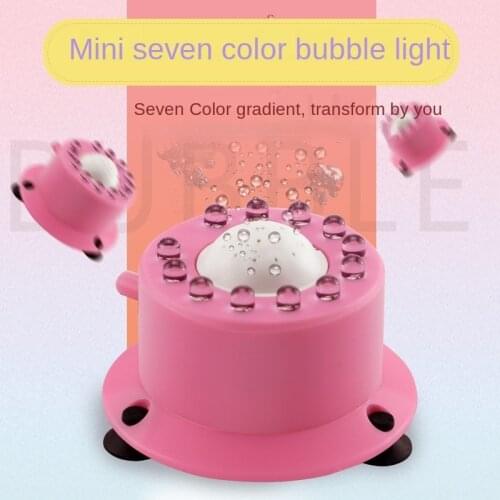 Aquarium light aquarium decoration space aquarium led light Bubble light led diving light Aquarium colorful color changing light