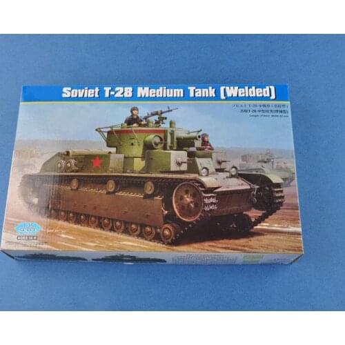 Hobbyboss 83852 1/35 Scale Soviet T-28 Medium Tank (Welded) Model Kit