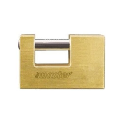 First Master 90 mm Yellow Solid Brass Sliding Milli Padlock