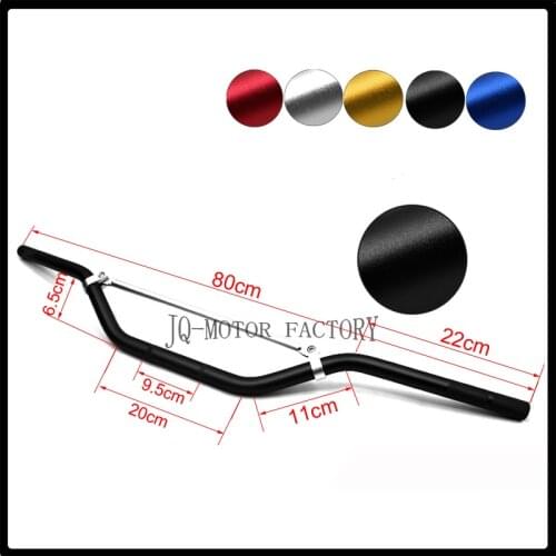 5 Color 7/8" 22mm Motorcycle Drag Bar Handlebar 28" Wide For Honda Yamaha Kawasaki Suzuki Chopper Bobber Cafe Racer Ktm Ducati