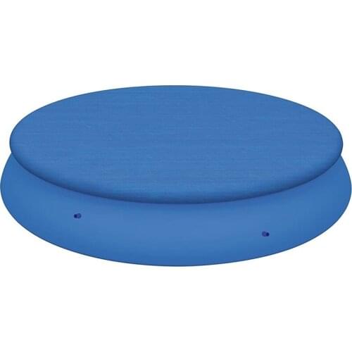 Swimming Pool Cover Blue Pool Cover Fuel Oil Filter 12 ft Round In-Ground Above Ground Pool Dust Proof Cover