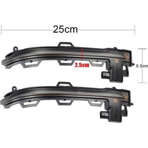 Rearview Mirror LED Flowing Dynamic Turn Signals Light For BMW X3 F25 X4 F26 X5 F15 X6 F16 2014-2018